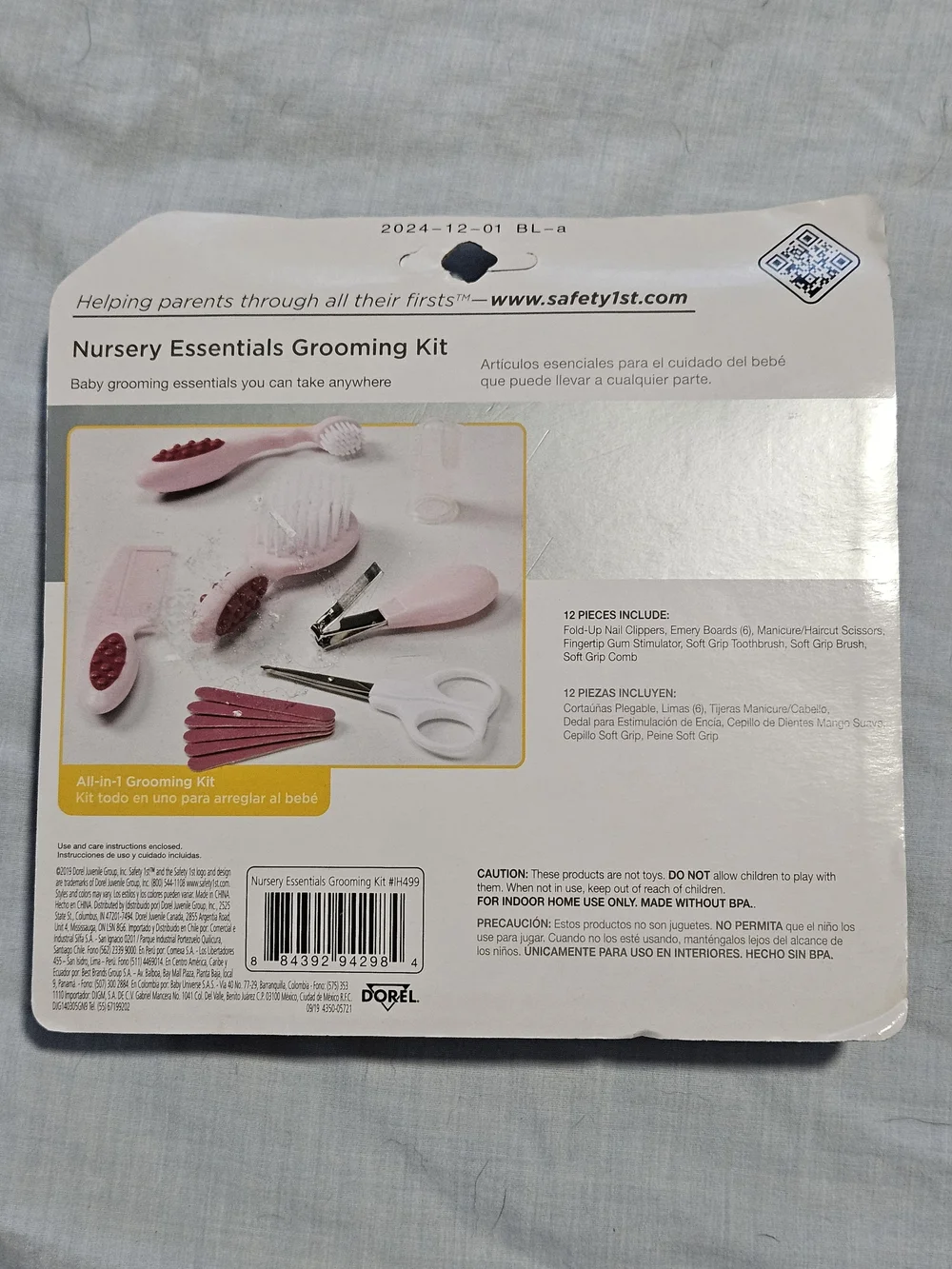Safety 1st Baby Grooming Kit - Pink